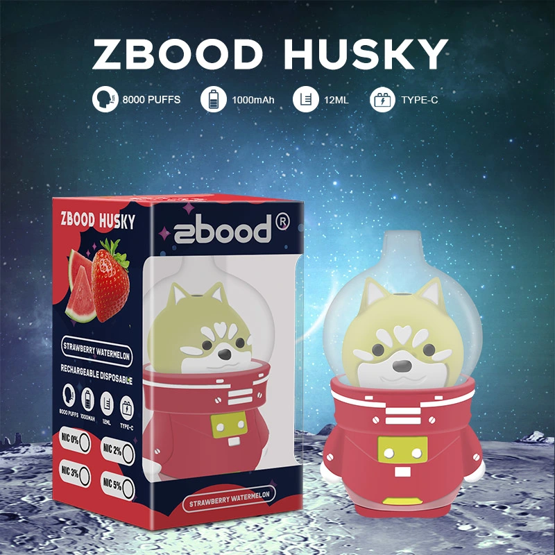 Electronic Cigarette Factory Wholesale Direct Wholesale Zbood Husky 8000puffs Wholesale Disposable Vape Pod