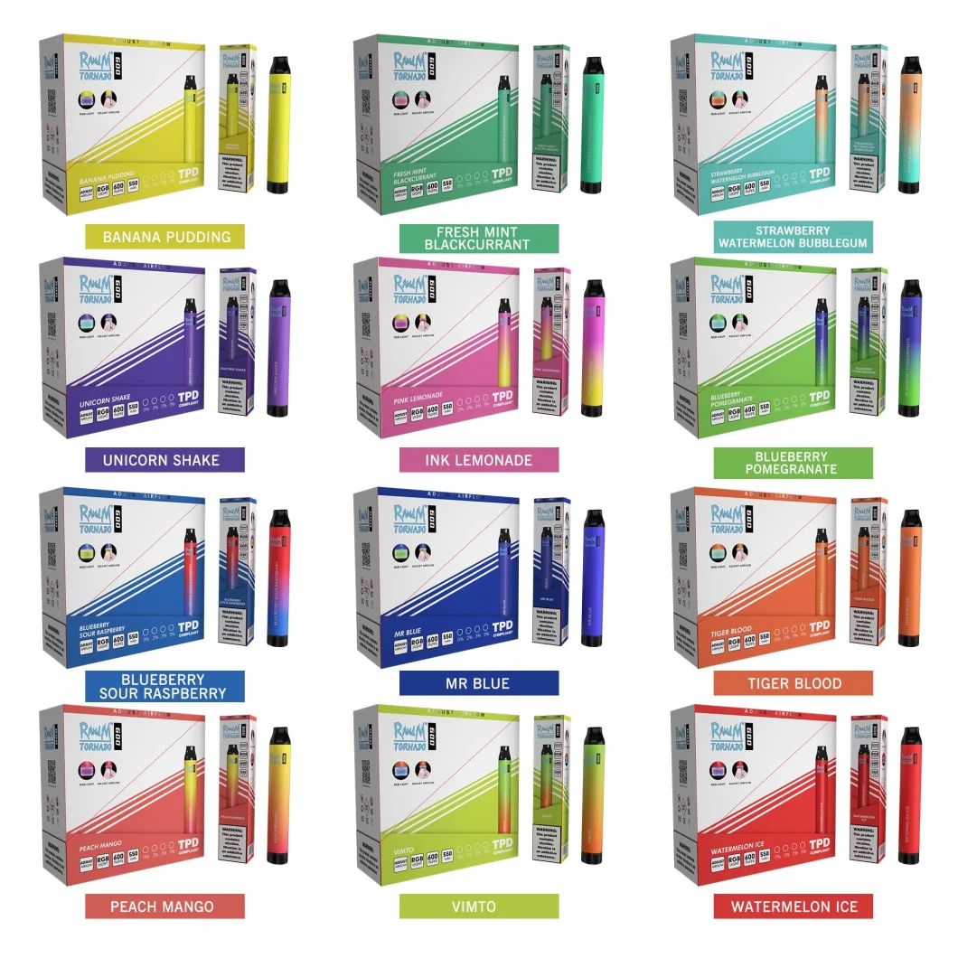 Custom Wholesale I Vape Pen Disposable 5% 2% 0% Nicotine Salt Free Fruit Juice E-Liquid Mesh Coil Randm Bar 600/800//1700/2000/2500/3500/5000/7000 Puff