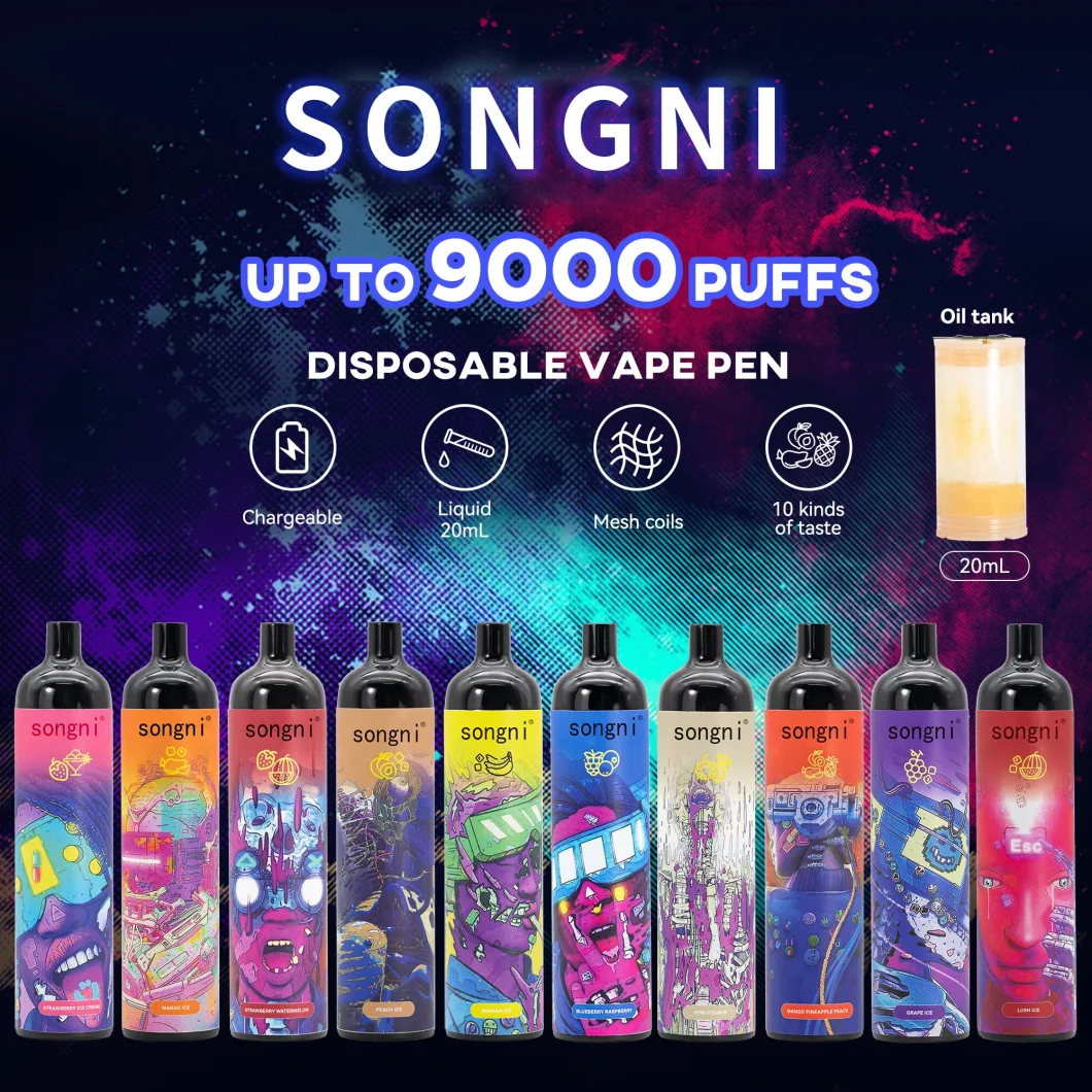 8000puffs Disposable Vape OEM Factory Pure Flavors Stable Quality Disposable Vape Pod Devices Pen